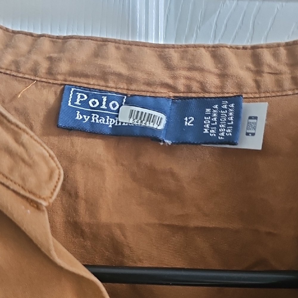 Polo by Ralph Lauren Tan Long Sleeve Shirt - Picture 2 of 4
